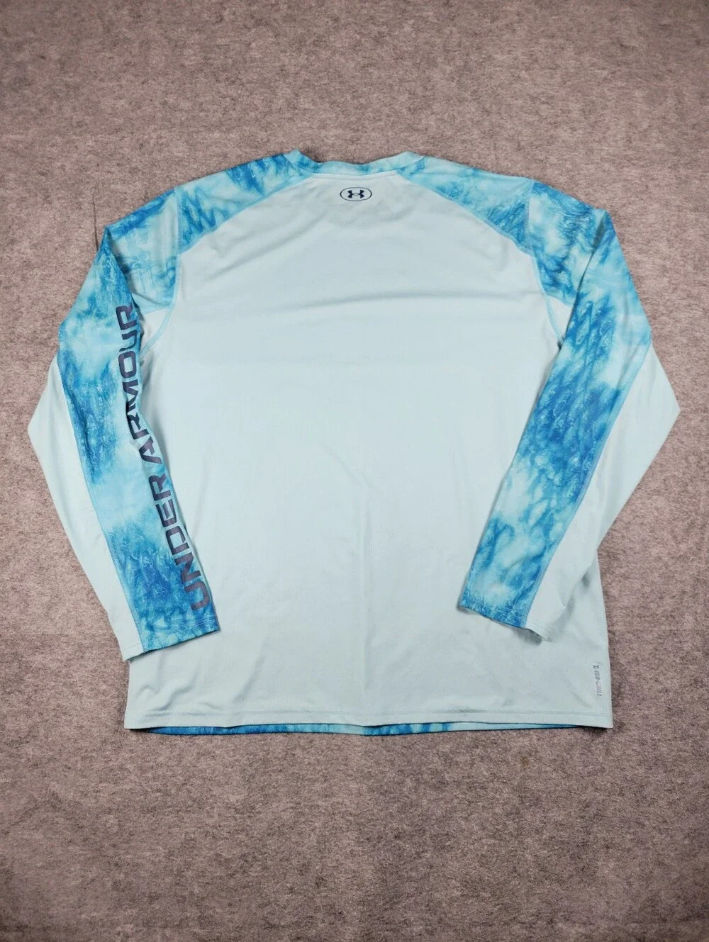 Under Armour Iso-Chill Blue Quick Dry Performance Long Sleeve Shirt Men Size XXL